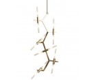 Lámpara suspendida vertical AGNES CHANDELIER 12 - Lindsey Adelman