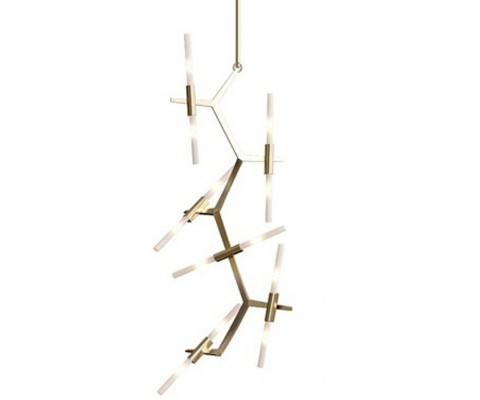 Lámpara suspendida vertical AGNES CHANDELIER 12 - Lindsey Adelman