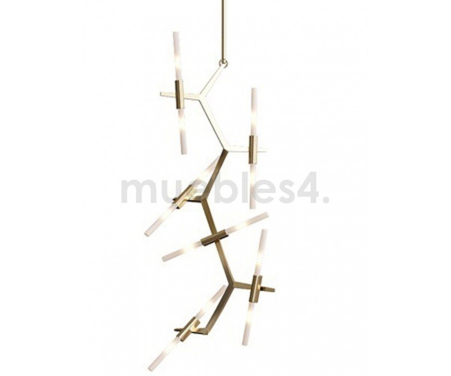 Lámpara suspendida vertical AGNES CHANDELIER 12 - Lindsey Adelman