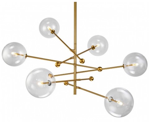 Lámpara suspendida BOLLE 6 CHANDELIER