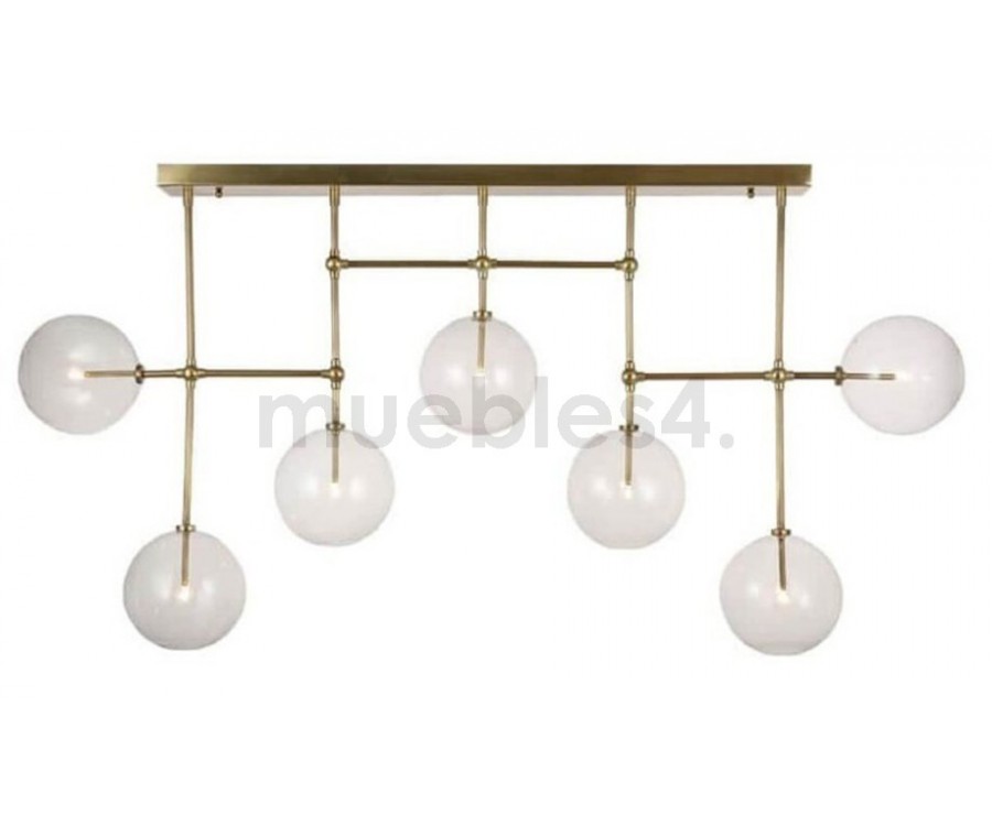 Lámpara suspendida BOLLE VERTICAL 7 CHANDELIER