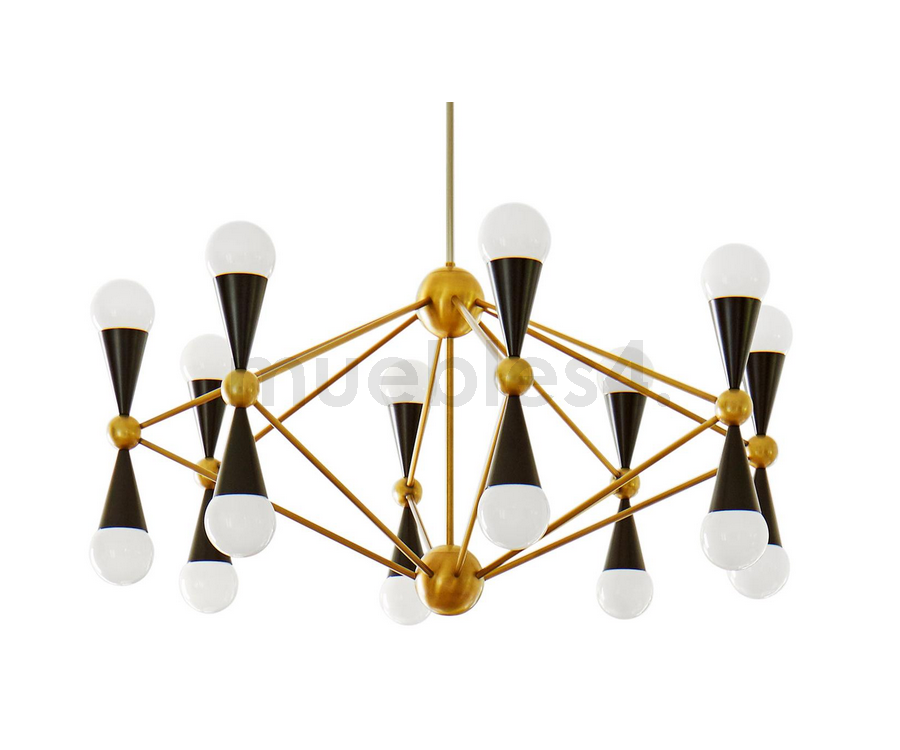 Lámpara suspendida CARACAS 16 CHANDELIER