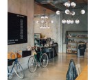 Lámpara suspendida BISTRO 8 LIGHT CHANDELIER