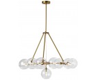 Lámpara suspendida MODO CHANDELIER 10 GLOBES