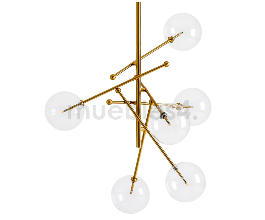 Lámpara suspendida BOLLE 6 CHANDELIER