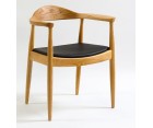 Silla THE CHAIR - Roble - Piel