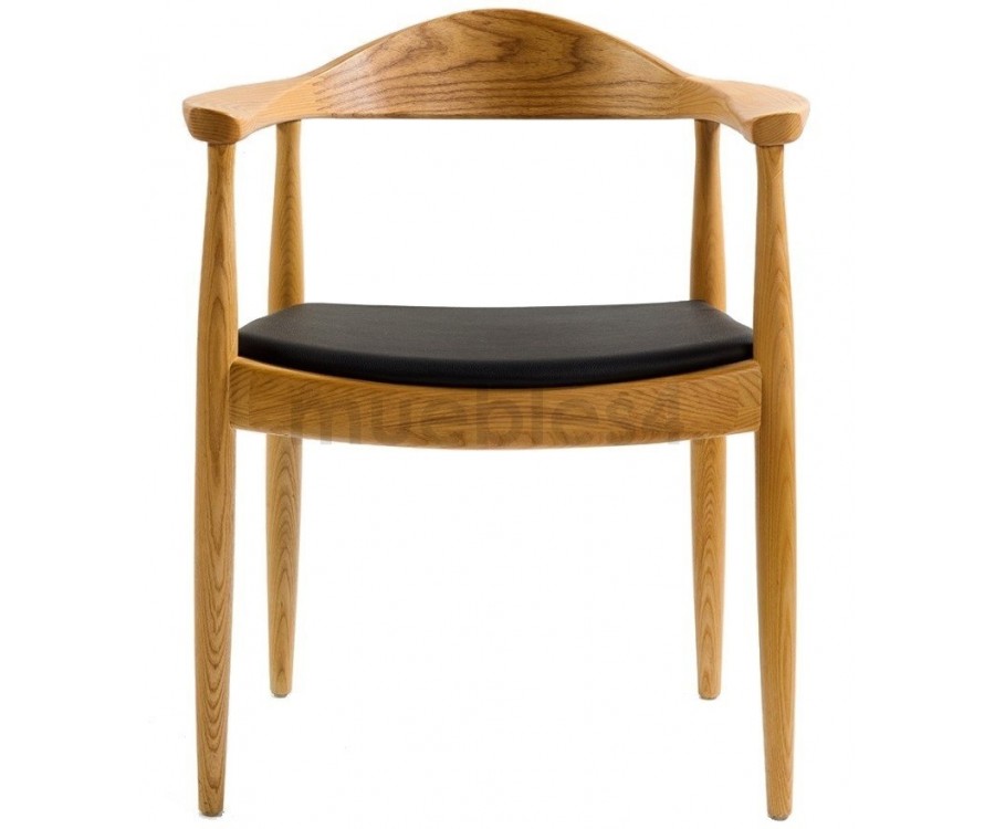 Silla THE CHAIR - Roble - Piel
