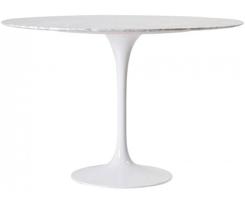 Mesa de comedor TULIP - Mármol Carrara -120cm