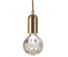 Lámpara suspendida CLEAR CRYSTAL BULB - Fab. Italia