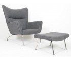 Sillón + Ottoman CH445 WING - Fab. Italia