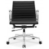 Silla oficina ALUMINIUM EA 117 / Piel italiana - Fab. Italia