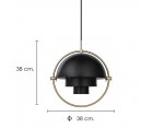 Lámpara suspendida MULTI-LITE - Fab. Italia