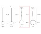 Lámpara suspendida GREGG 31cm - Fab. Italia