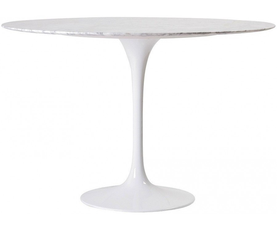 Mesa de comedor TULIP - Mármol Carrara -120cm
