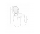Silla CANE GUBI - Fab. UE