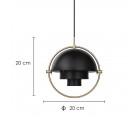 Lámpara suspendida MULTI-LITE - Fab. Italia