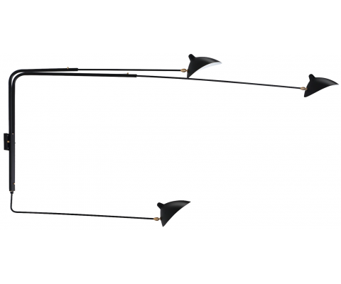 Three-Arm Wall Sconce