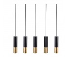 Lámpara suspendida IKE 1 BLACK - Fab. Italia