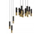 Lámpara suspendida IKE 1 BLACK - Fab. Italia