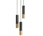 Lámpara suspendida IKE 1 BLACK - Fab. Italia
