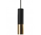 Lámpara suspendida IKE 1 BLACK - Fab. Italia