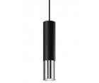 Lámpara suspendida IKE 1 BLACK - Fab. Italia