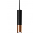 Lámpara suspendida IKE 1 BLACK - Fab. Italia