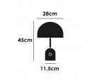 Lámpara de mesa BELL - Fab. Italia