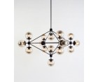 Lámpara suspendida MODO CHANDELIER 15 GLOBES - Acero