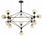 Lámpara suspendida MODO CHANDELIER 15 GLOBES - Acero
