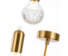 Lámpara suspendida CLEAR CRYSTAL BULB - Fab. Italia