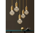 Lámpara suspendida CLEAR CRYSTAL BULB - Fab. Italia