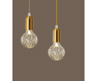 Lámpara suspendida CLEAR CRYSTAL BULB - Fab. Italia