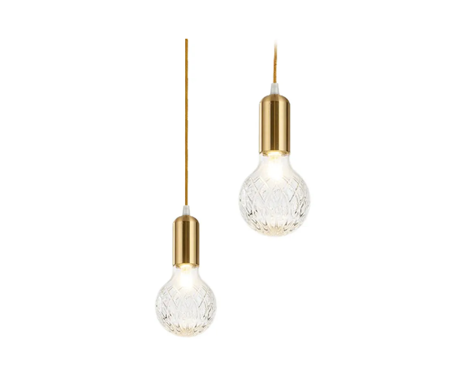Lámpara suspendida CLEAR CRYSTAL BULB - Fab. Italia