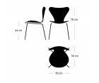 Silla SERIE 7 F. HANSEN - Fab. Italia