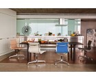 Silla oficina ALUMINIUM EA 105 - Fab. Italia