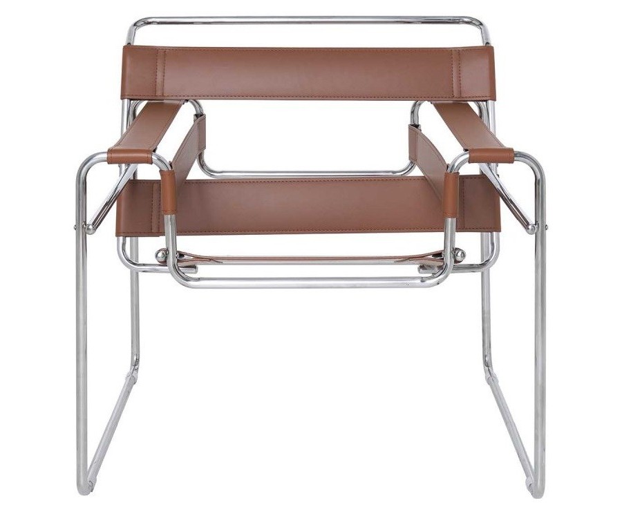 Sillón WASSILY - Cuero - Alta calidad
