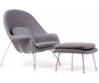 Sillón + Ottoman WOMB KNOLL Hallingdal - Fab. Italia