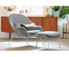 Sillón + Ottoman WOMB KNOLL Hallingdal - Fab. Italia