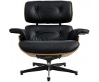 LOUNGE CHAIR & OTTOMAN / Palisandro - Cuero Aniline - Fab. Italia