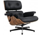 LOUNGE CHAIR & OTTOMAN / Palisandro - Cuero Aniline - Fab. Italia