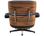 LOUNGE CHAIR & OTTOMAN / Palisandro - Cuero Aniline - Fab. Italia