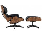 LOUNGE CHAIR & OTTOMAN / Palisandro - Cuero Aniline - Fab. Italia