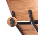 LOUNGE CHAIR & OTTOMAN / Palisandro - Cuero Aniline - Fab. Italia