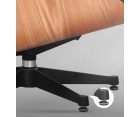 LOUNGE CHAIR & OTTOMAN / Palisandro - Cuero Aniline - Fab. Italia