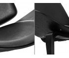 Sillón SHELL CH07 / Nogal - Cuero - Fab. Italia