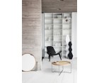 Sillón SHELL CH07 / Nogal - Cuero - Fab. Italia