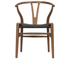 Silla WISHBONE CH24 / Nogal oscuro - Fab. Italia
