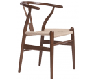 SILLA WISHBONE CH24 / Nogal oscuro - Fab. Italia