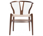 SILLA WISHBONE CH24 / Nogal oscuro - Fab. Italia